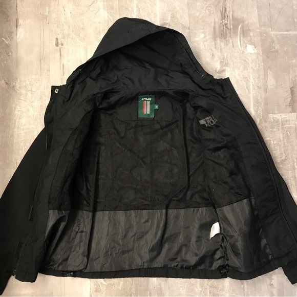 CRUX Boys Black Hooded Jacket, Size 85 - Picture 9 of 11